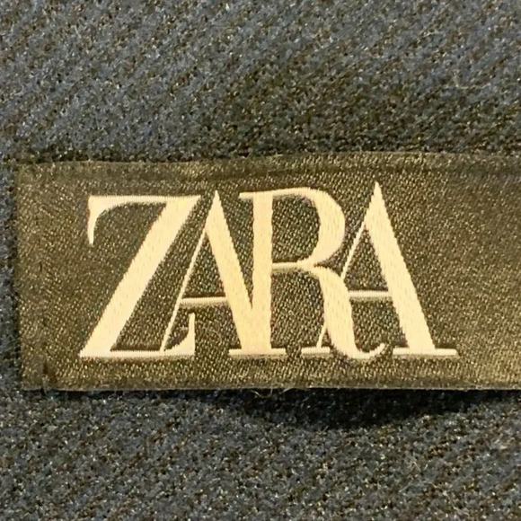 Zara Women's Wool Blend 3 Button Long Sleeve Notch Lapel Twill Jacket Size M - Picture 7 of 11